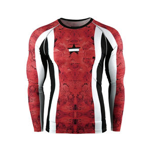 Rashguards de fitness les plus vendus Chemises de compression sublimées sur mesure Rashguards pour hommes les moins chers à vendre - Product Image 3