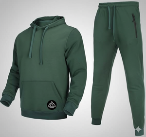 ชุดวอร์มปักลายแบบกำหนดเอง | ใส่ได้ทั้งชายและหญิง | ลายทึบ | ผ้าฝ้าย100% | ระบายอากาศและป้องกันแบคทีเรีย - Product Image 1