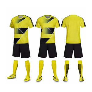 Uniforme sublimé de football 7V7 Chemise de joueur de football 100% uniformes de football en polyester avec logo Kits de clubs internationaux - Product Image 5