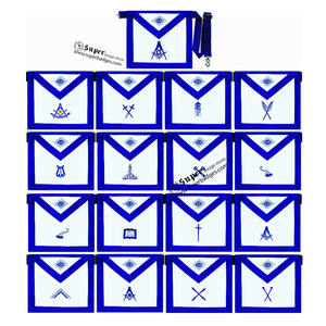 Tablier maçonnique Regalia brodé à la main de qualité supérieure TABLIER BRODÉ ORGANIST LAMCO - Product Image 5