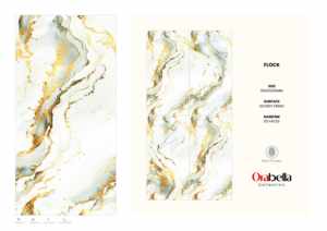 Carreaux de sol et de mur en porcelaine Golden Endless 600x1200, aspect pierre, dalles pour intérieurs modernes - Product Image 2