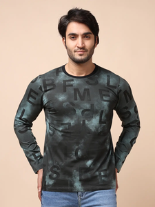 Camiseta de cuello de manga larga de algodón 100% de primera calidad, negra, elegante, cómoda, duradera, ecológica, transpirable, armario de secado rápido - Product Image 2