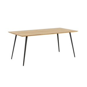 Mesa de comedor de madera de acacia y metal Alan - Product Image 4