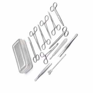 Kit de dissection de base fabriqué en usine, ensemble d'instruments chirurgicaux manuels de 13 pièces pour la chirurgie générale - Product Image 6