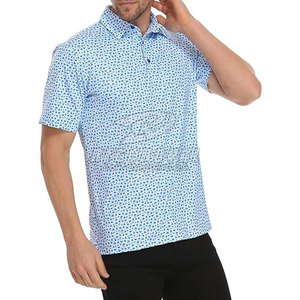 เสื้อโปโลผ้าฝ้ายทำจากผ้าฝ้ายสวมใส่สบายแขนสั้นเสื้อโปโลผู้ชายทรงสลิมฟิตกีฬากอล์ฟลำลอง - Product Image 6