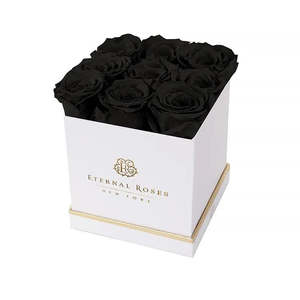 Lennox Nine Eternal Roses Gift Box Midnight Black Romantic Roses for Valentine's Day & Mother's Day Gifts - Product Image 1