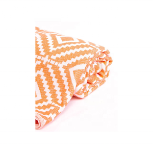 GOTS Certified 100% Cotton Golf Beach <b>Towels</b> Orange Textured <b>Quick</b> <b>Dry</b> Trendy 2024 Designs for Households and Swim Use - Product Image 1