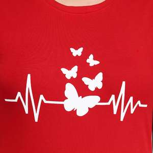 Camiseta de manga corta con estampado gráfico personalizado para mujer al por mayor, camiseta transpirable de alta calidad - Product Image 6