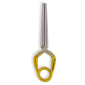 Clip d'occlusion manuel réutilisable 11 mm à mâchoire légèrement incurvée en acier inoxydable de qualité chirurgicale pour la fixation des vaisseaux - Product Image 2