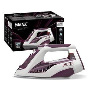 Plancha de Vapor Eléctrica ZEROCALC Z3 3900 de Cerámica de 2400W, Blanca y Amarilla 9245 - Product Image 2