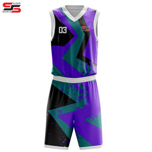 Basketball Uniforms High Quality <b>Stitched</b> Quick Dry Breathable Basketball Shirts with logo - Product Image 5
