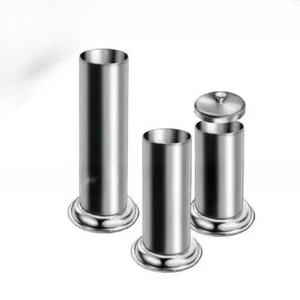 Frasco de metal de 50mm x 100mm, la mejor calidad superior, logotipo personalizado, instrumentos de esterilización quirúrgica de acero inoxidable - Product Image 1