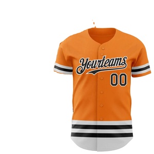Nouveau design, maillot de baseball 100 % polyester de haute qualité, uniforme adulte pas cher, personnalisable, vente en gros, col en V, séchage rapide, respirant - Product Image 6