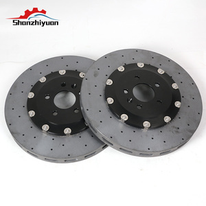Discos de Freno de Cerámica de Fibra de Carbono de Venta Caliente, Actualizados para Lexus IS ES LS <span class=keywords><strong>UX</strong></span> NX <span class=keywords><strong>250</strong></span> 350 350H 450 <span class=keywords><strong>H</strong></span> GX550 LX600 RX350 - Product Image 2