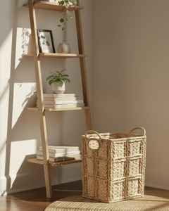 Panier à linge en rotin de grande capacité Organisateur durable tissé à la main avec poignées - Product Image 3