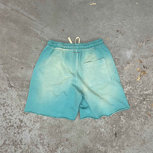 Pantalones cortos bordados desgastados personalizados con lavado ácido con personalización completa con logotipo propio en la mejor calidad Hecho en Pakistán - Product Image 2