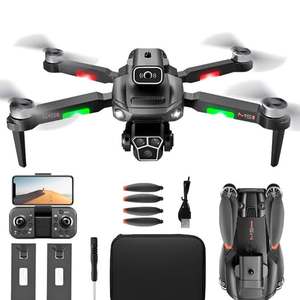 Drone noir pliable avec caméra 4K HD Wi-Fi FPV temps de vol de 30 minutes 2 batteries-30 minutes de vol depuis Houston TX Drone - Product Image 1