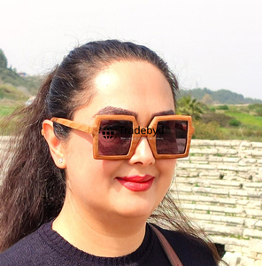 Premium Wood <b>Frame</b> Sunglasses Elegant Style for High-End Fashion Wearers by Tradebyd - Product Image 2