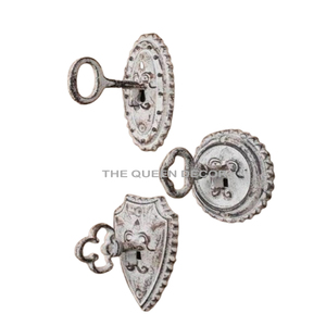 Colgador montado en la pared con acabado dorado de forma única de Metal de aluminio ecológico acento para el hogar hecho a mano de lujo - Product Image 2