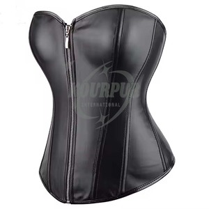 เครื่องรัดตัวหนังคุณภาพสูงสำหรับผู้หญิงคอร์เซ็ตกระชับสัดส่วนปรับได้ระบายอากาศได้ดี - Product Image 2