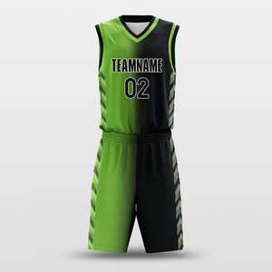 Tenues de basket-ball personnalisées en sublimation, ensemble maillot et short, vente en gros, OEM, polyester respirant à séchage rapide, équipement d'équipe, vêtements de sport - Product Image 2