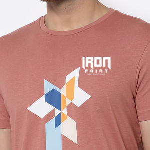 เสื้อยืดพิมพ์ลายพัฟฟ์ทรงโอเวอร์ไซส์ผ้าฝ้าย 100% สำหรับผู้ชาย สวมใส่สบาย / เสื้อยืดพิมพ์โลโก้คุณภาพสูง ผ้าฝ้าย 100% - Product Image 2