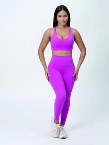 สปอร์ตบราและกางเกงขาสั้น2ชิ้นสำหรับผู้หญิงสปอร์ตบราออกกำลังกายฟิตเนสออกกำลังกาย - Product Image 6