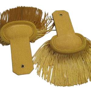 อินทรธนูไหล่ทำด้วยมือสีทองสำหรับผู้ชายใหม่อุปกรณ์เสริมสไตล์เครื่องแบบ - Product Image 5