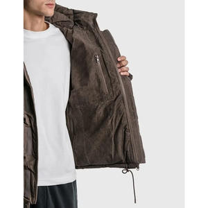 Chaqueta de Invierno Acolchada para Hombre, Brillante, de Moda, Promocional, de Alta Calidad, con Logotipo Personalizado OEM, Transpirable - Product Image 6