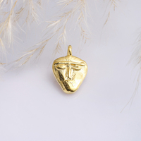 Masque mythologique turc en gros pendentif en argent bijoux de charme en argent sterling 925 bijoux fins faits à la main