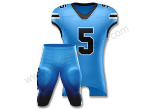 Ensemble de vêtements de sport uniformes de football américain à séchage rapide pour adultes/maillot de football américain junior - Product Image 6