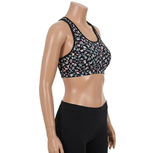 Soutien-gorge de sport imprimé à séchage rapide pour adultes, tissu extensible en nylon et élasthanne, vêtements de sport de soutien pour la salle de sport, le yoga, la course à pied, la remise en forme - Product Image 5
