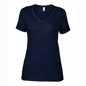 Patchs boutons écologiques sérigraphie manches courtes impression personnalisée polyester/coton t-shirt femme personnalisé - Product Image 5