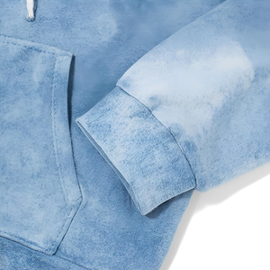 เสื้อสเวตเชิ้ตผ้าฟลีซแบบมีฮู้ดซักแบบวินเทจผ้าคอตตอนนุ่มทรงโอเวอร์ไซส์ - Product Image 5