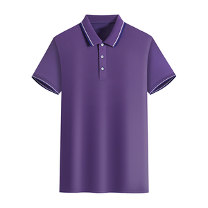 Polo de golf à manches courtes en gros d'usine polos pour hommes de haute qualité avec logo de broderie personnalisé T-shirt polo 100% coton - Product Image 6