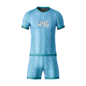 Ensemble de maillot et short de football personnalisé pour hommes, nouveaux designs 2026, sublimé, 100% polyester, écologique, prix bas, uniformes - Product Image 4