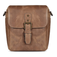 Tas Selempang Kulit Asli Unisex Terlaris dengan Rantai Rumbai dan Kancing - Harga Terjangkau & Kualitas Tinggi