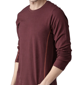 Camisetas de Manga Larga con Cuello en V para Hombre, Hechas a Medida, de Moda, OEM, de Alta Calidad, Transpirables y de Secado Rápido - Product Image 6