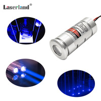 Fat Beam modul Laser biru 450nm, untuk KTV Bar DJ pencahayaan panggung ruang keluar rumah hantu