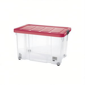 Contenedor Tontarelli de 60 Litros con Ruedas PUZZLE BOX Cherry 8035640ACH Cajones y Carritos de Almacenamiento de Plástico - Product Image 2