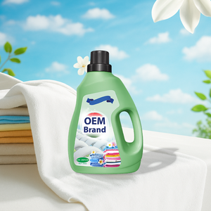 Détergent liquide bleu OEM |   Formule hypoallergénique sûre pour les vêtements des nouveau-nés |   3 kg Marque privée |   Adoucissant pour tissus non irritant - Product Image 1