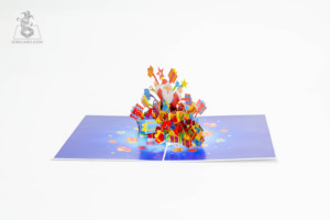 Productos perfectos Impresión personalizada profesional Invitaciones navideñas artesanales de lujo hechas a mano Feliz Navidad - Product Image 2