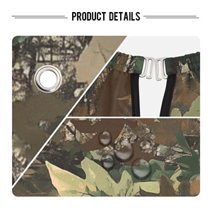 Jstel Forest Leaf <b>Camo</b> Waterproof <b>Barber</b> <b>Cape</b> Hairdressing Designer Stylist Hair Cutting Polyester Cloth 65x55 Inch Customizable - Product Image 6