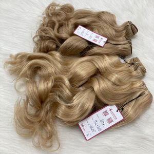 วิกผมมนุษย์แบบคู่สีบลอนด์หยักศกธรรมชาติ - Product Image 3