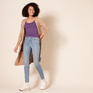 เสื้อกล้ามสตรีทรงสั้น แห้งเร็ว ระบายอากาศดี เป็นมิตรกับสิ่งแวดล้อม เนื้อผ้านิตเนื้อนุ่ม สวมใส่สบาย ยืดหยุ่น ให้ความรู้สึกสดชื่น ทันสมัย - Product Image 5