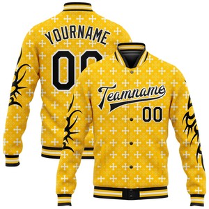 Custom Logo Embroidered Anti-Bacterial Stand Collar Men's Winter Cotton Varsity <b>Jacket</b> - Product Image 4