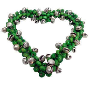 Adorno decorativo de pared de corazón colgante de hierro/Cuentas multicolor para decoración de hogar y Navidad hecho a mano a granel - Product Image 6