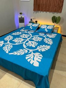 ชุดผ้าปูเตียงผ้าฝ้ายบริสุทธิ์พิมพ์ลายฮาวายเนื้อนุ่มมากชุดเครื่องนอนพิมพ์ลายสไตล์อินเดียขนาดคิงไซส์สุดๆ - Product Image 2