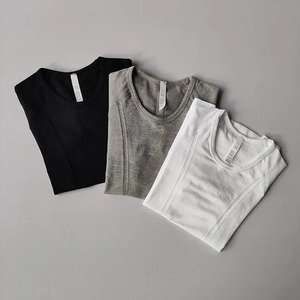 Chaleco de Yoga sin mangas con espalda cruzada, camisetas sin mangas deportivas para mujer, chaleco de gimnasio, ropa informal, camisetas de Yoga para correr, camisetas para chica - Product Image 2