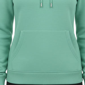 Sudadera con Capucha Verde Cian para Impresión Personalizada, Calidad Premium, Corte Ajustado, Sudadera para Mujer, Estilo Athleisure, Tejido de Alta Densidad - Product Image 5